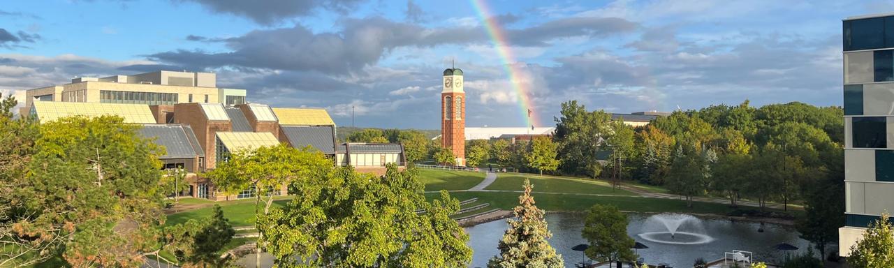 Rainbow over Clock Tower